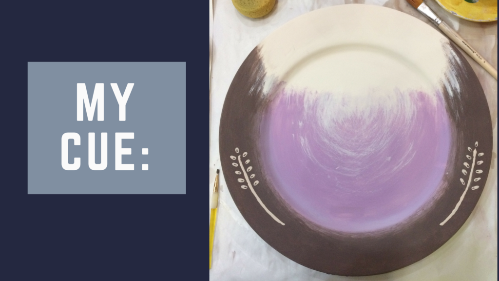 the cue for the new habit