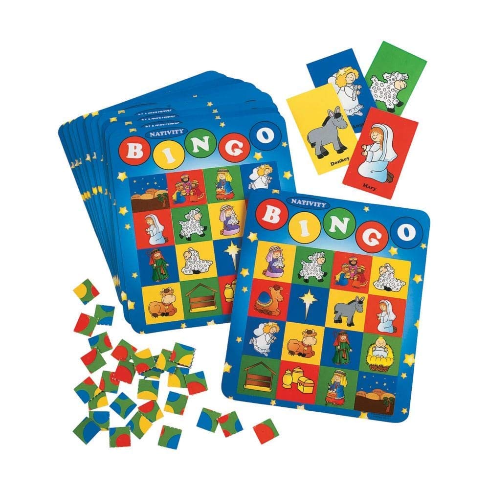 nativity bingo game
