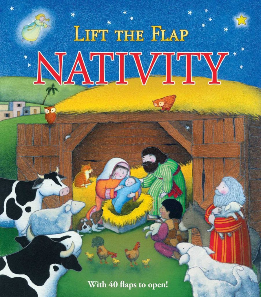 Lift the flap nativity board book