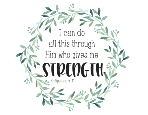 Philippians 4:13 I can do all things