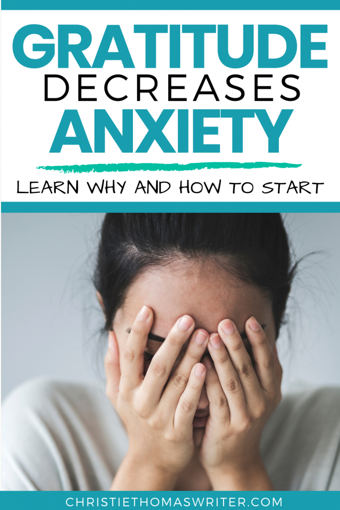 Gratitude decreases anxiety
