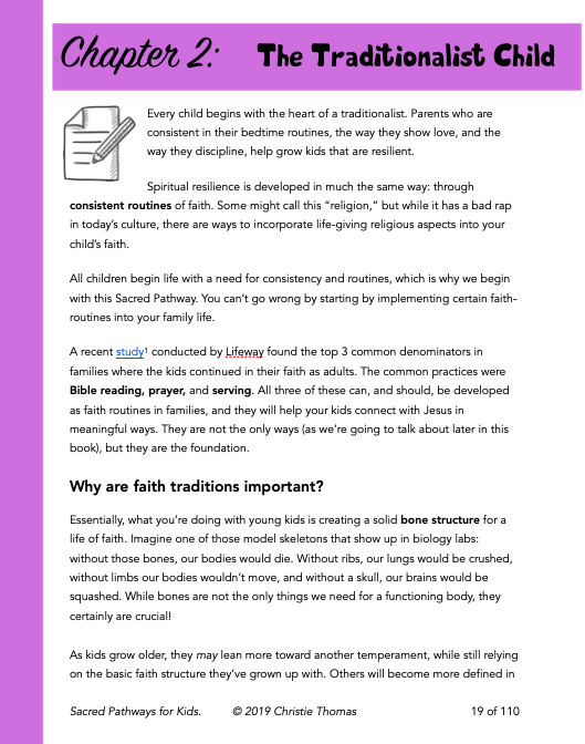 Sacred Pathways for Kids (GROUP LICENSE) - Image 3