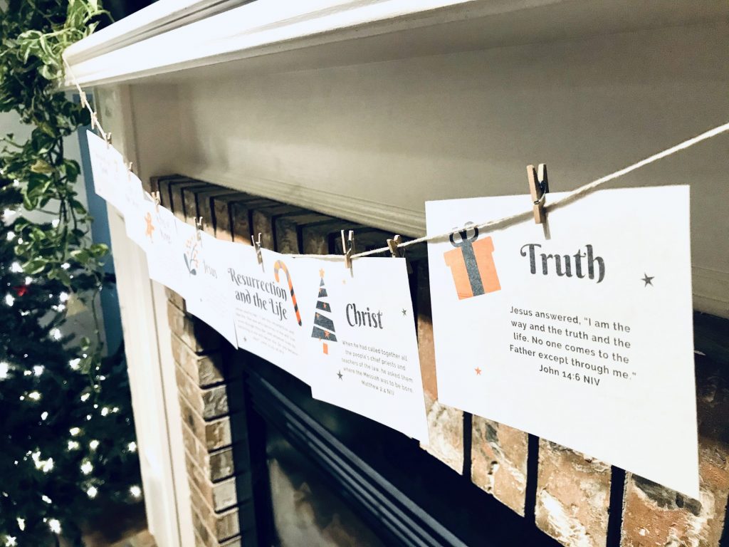 Names of Jesus Advent Family Bible study