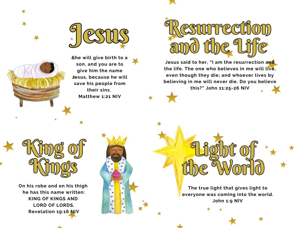 Names of Jesus (Advent Family Bible Study) - Little Shoots, Deep Roots
