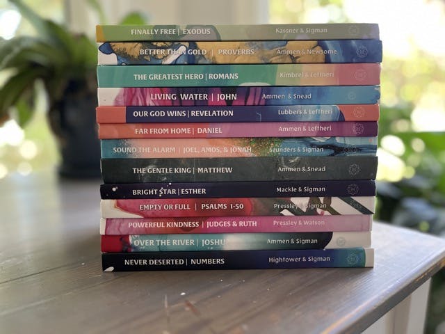 Stack of Kaleidoscope Kids Bibles